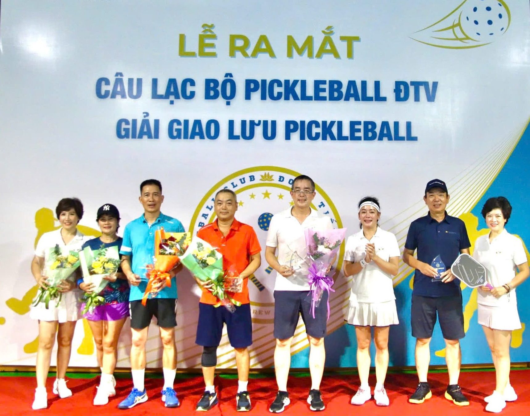 Lễ ra mắt CLB Pickleball Đoàn Tiếp viên và giải giao lưu Pickleball năm 2024