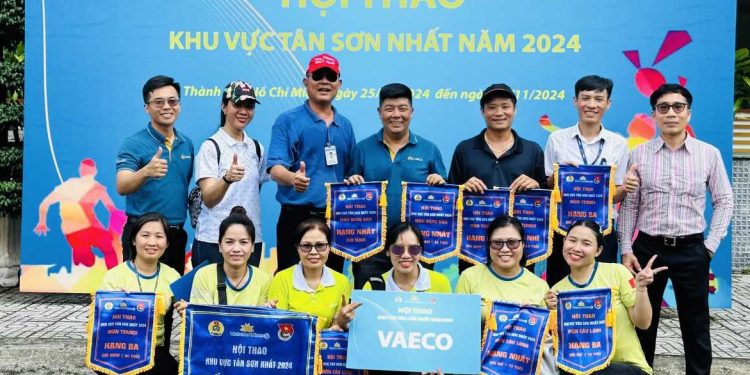 VAECO nhất toàn đoàn tại Hội thao TCT năm 2024 khu vực Tân Sơn Nhất