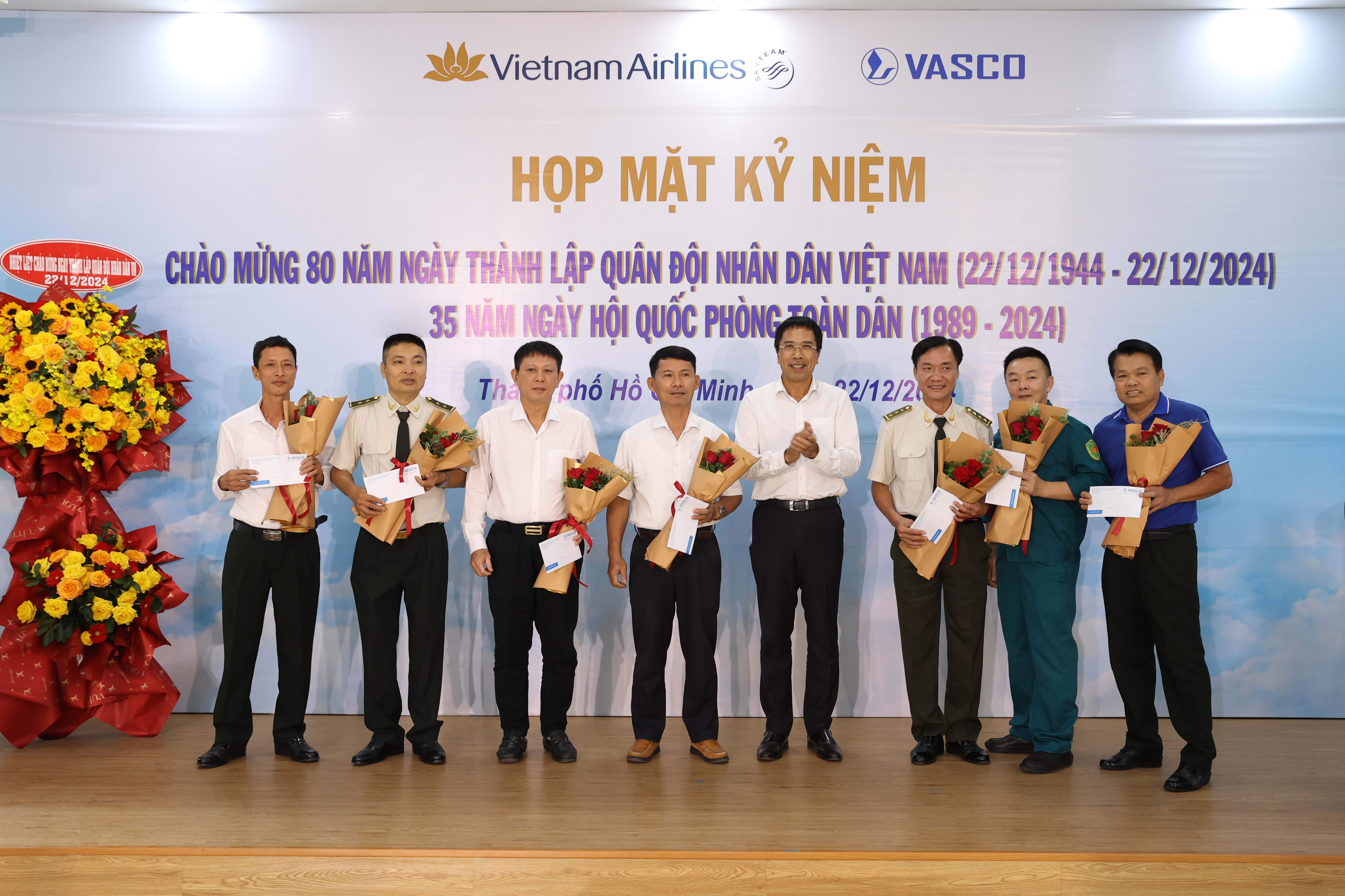 VASCO tổ chức lễ kỷ niệm 80 năm Ngày thành lập Quân đội nhân dân Việt Nam