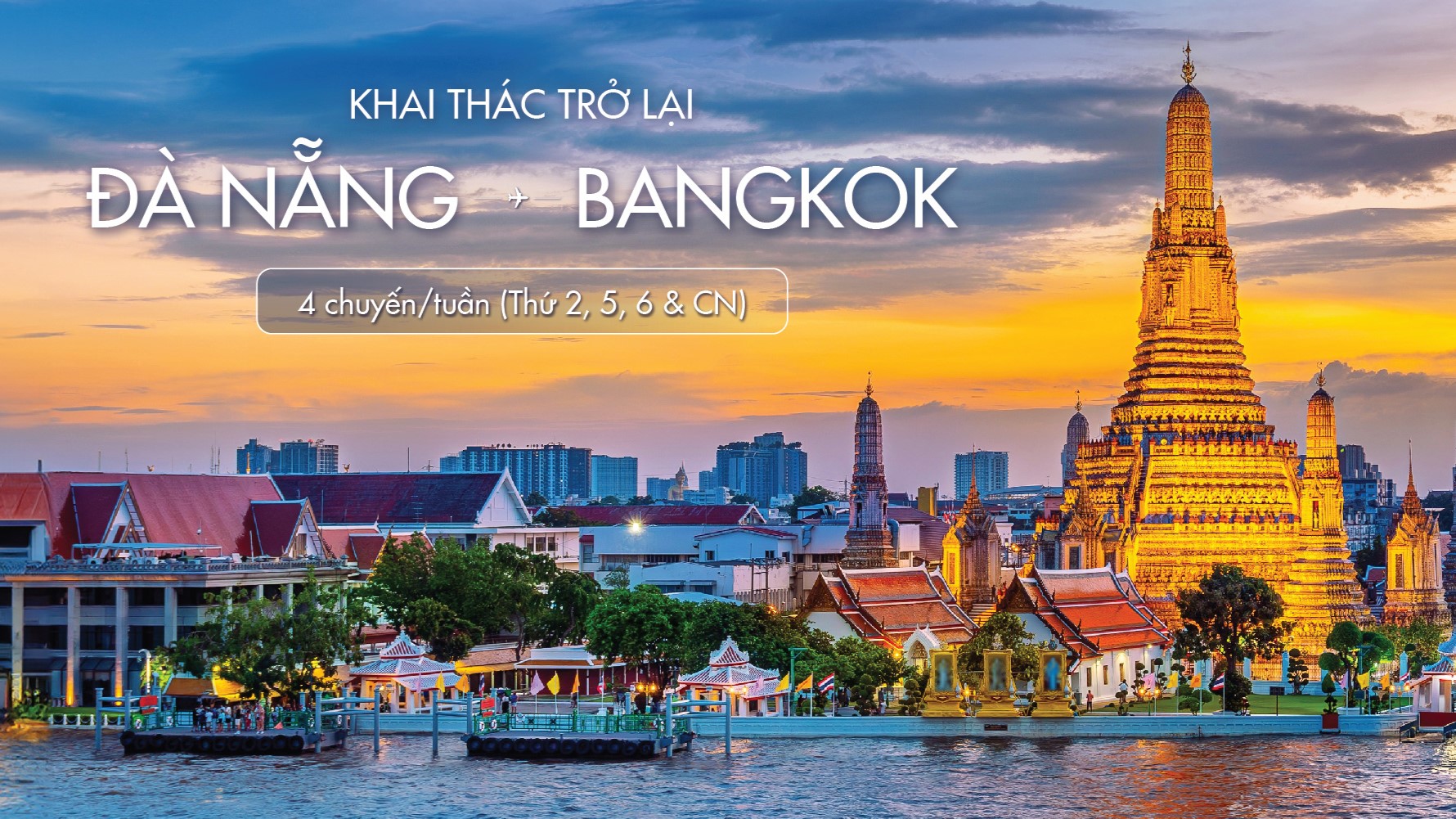 Vietnam Airlines khai thác trở lại đường bay Đà Nẵng – Bangkok