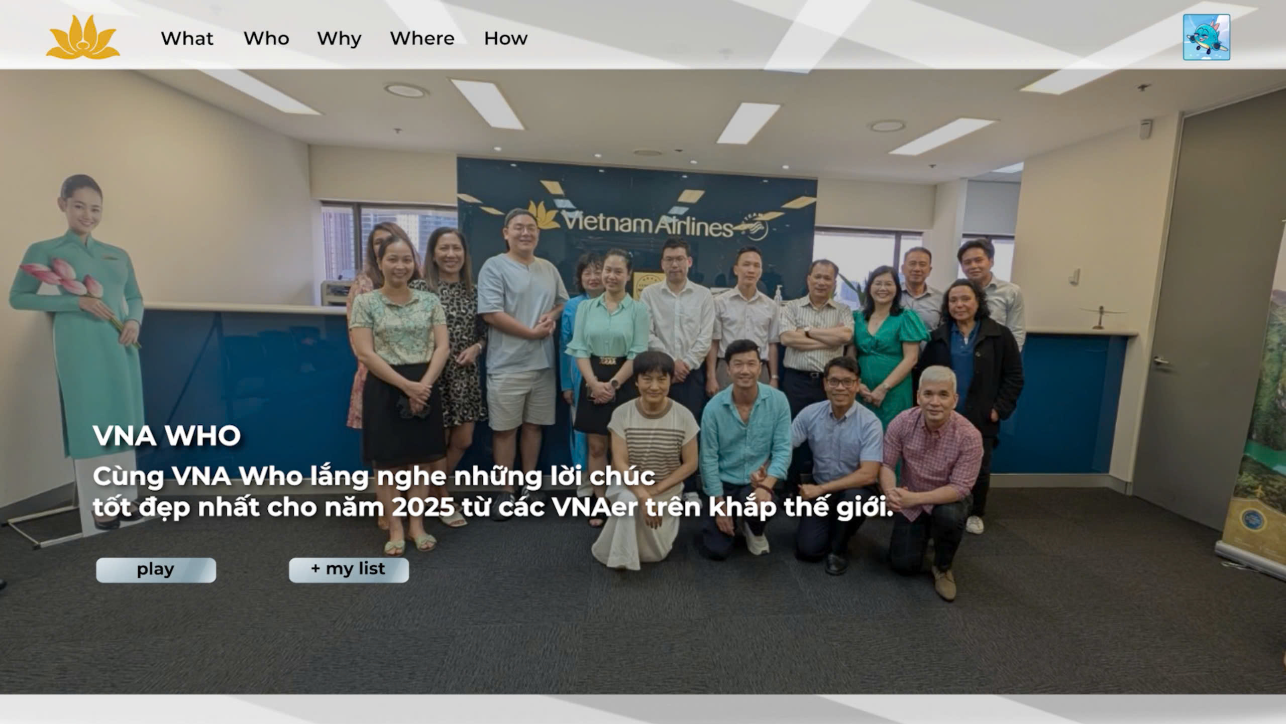 [VNA Who] Đón nhận lời chúc năm mới từ các chi nhánh của VNA trên khắp thế giới