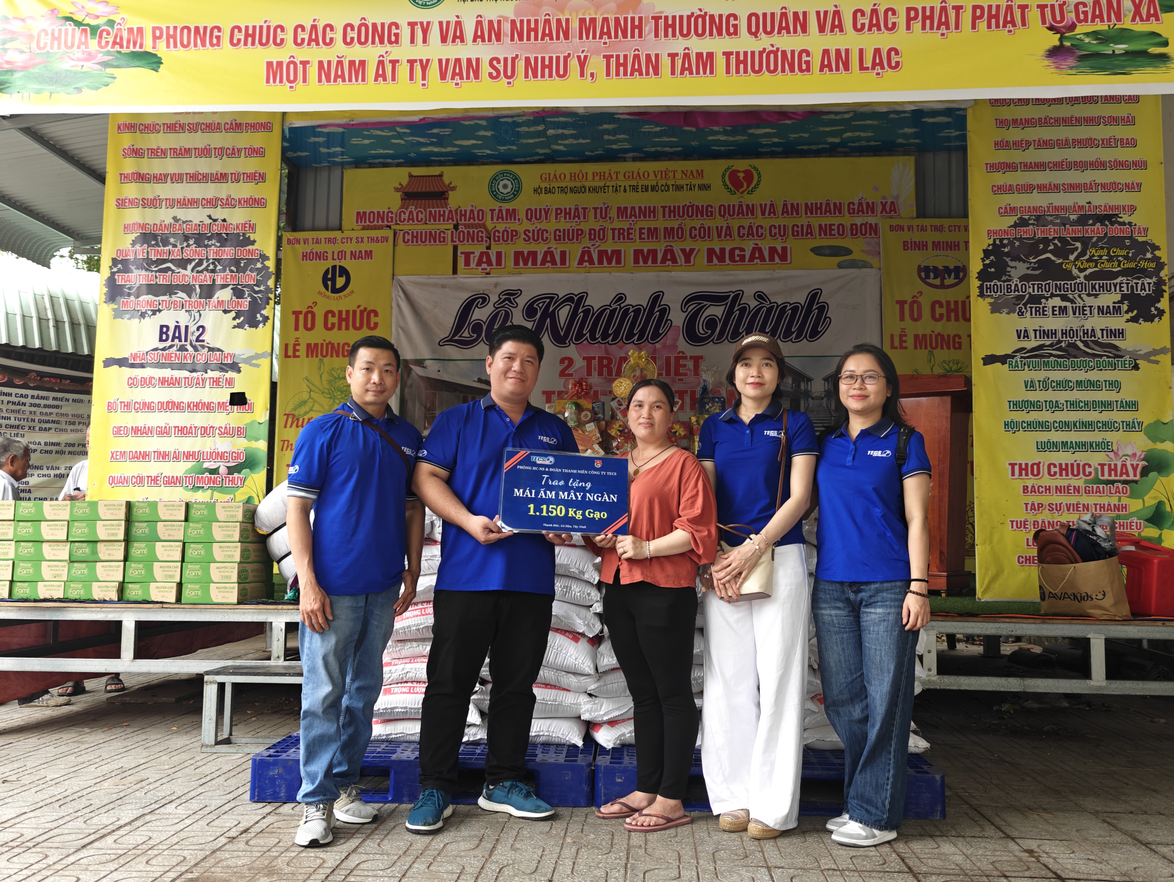 Hành trình Du xuân – Thiện nguyện của Phòng HCNS và Đoàn Cơ sở Công ty TECS