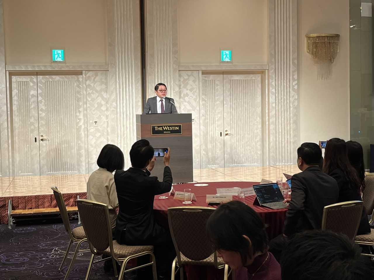 Vietnam Airlines tổ chức phát động bán tại Osaka, Nhật Bản