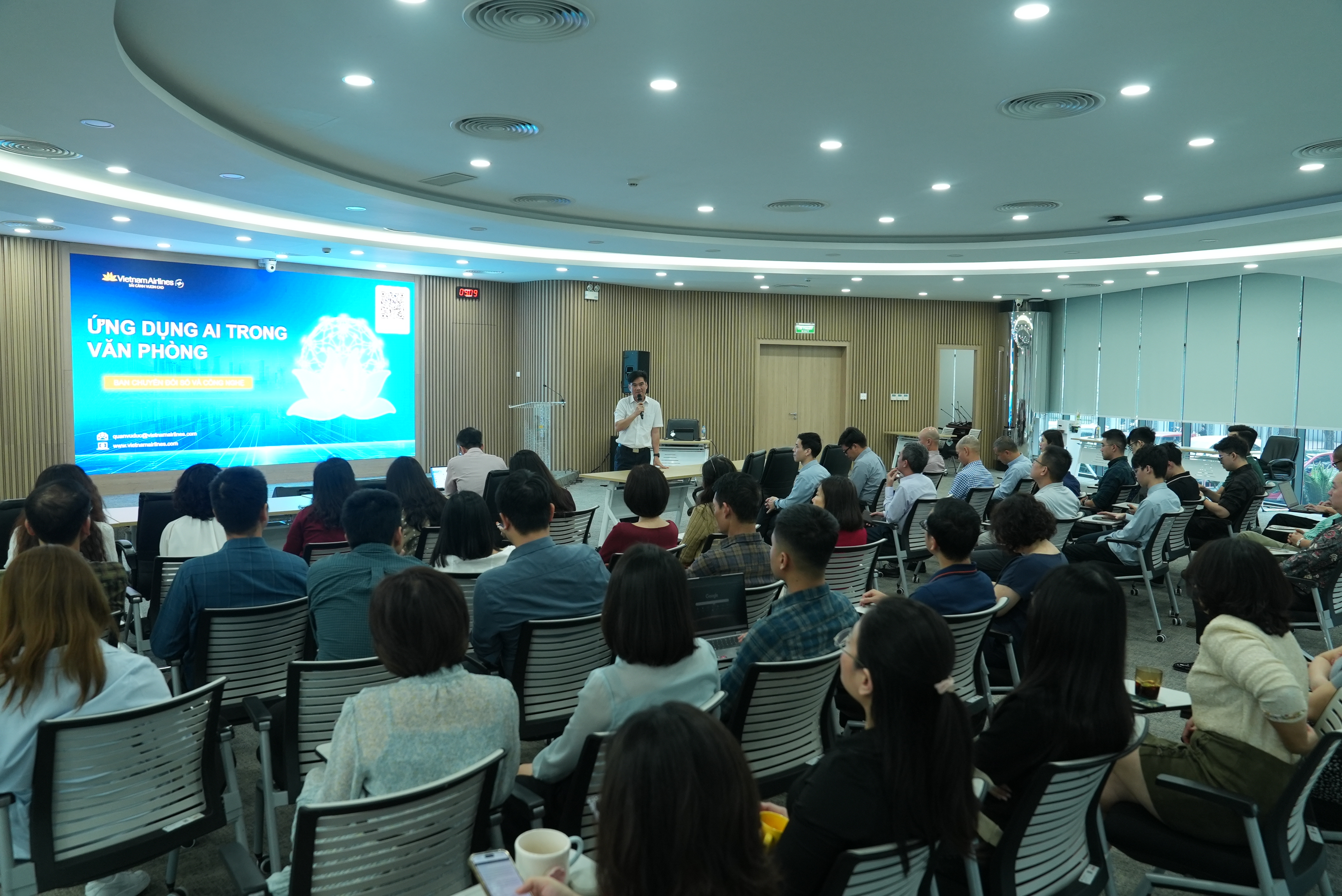 Ban Quản lý Vật tư tham gia Đào tạo “Ứng dụng AI trong văn phòng”