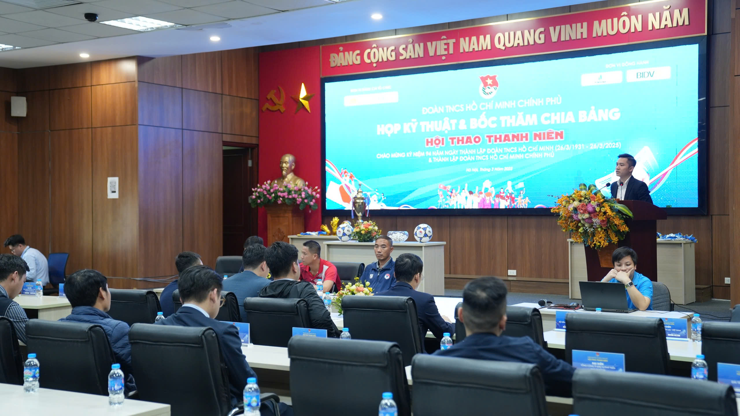 Họp kỹ thuật và bốc thăm chia bảng Hội thao Đoàn Thanh niên Chính phủ năm 2025