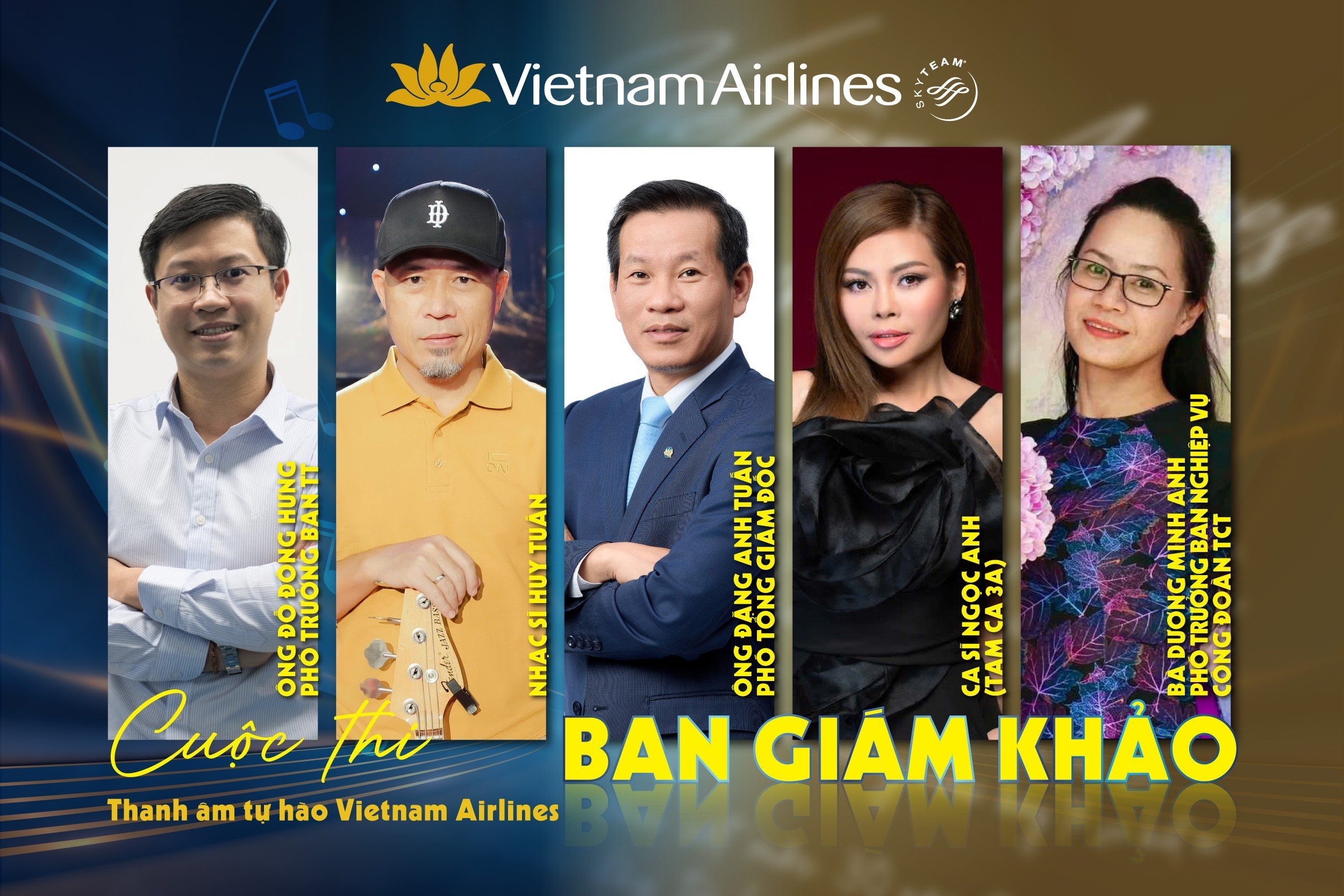 [Thanh âm tự hào Vietnam Airlines] Công bố dàn Ban Giám khảo chính thức