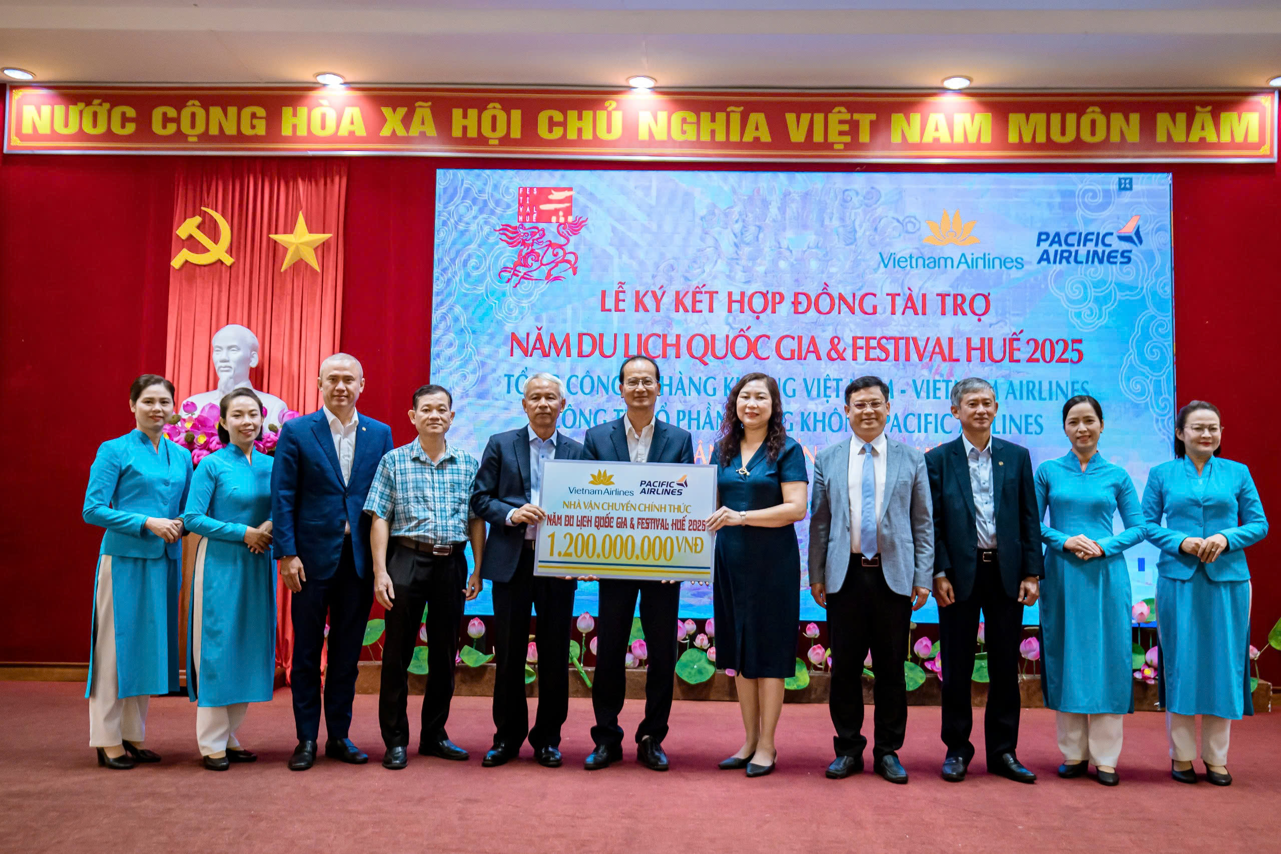 Vietnam Airlines và Pacific Airlines “cất cánh” cùng Năm du lịch Quốc gia  và Festival Huế 2025