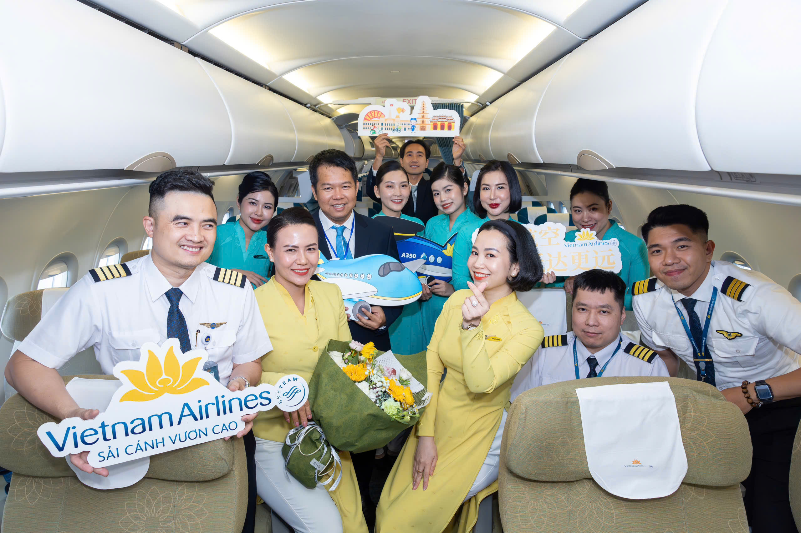 [VTV] Vietnam Airlines mở đường bay thẳng mới tới Bắc Kinh