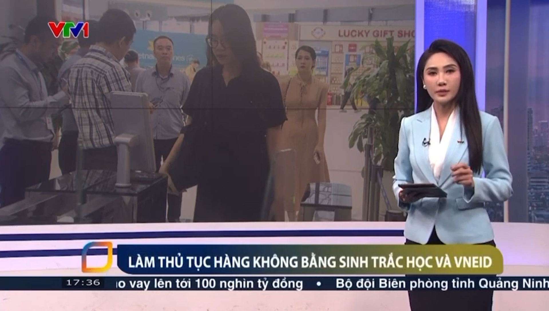 [VTV] Làm thủ tục hàng không bằng sinh trắc học và VNeID