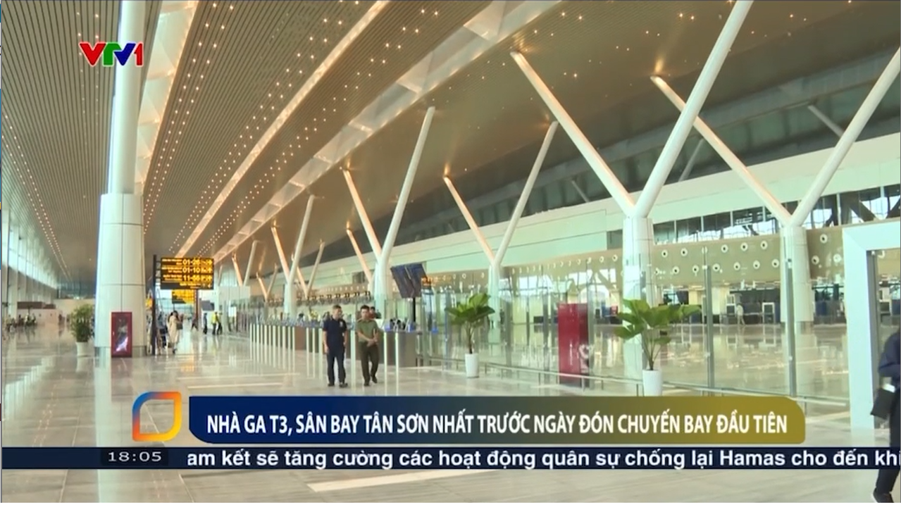 [VTV] Nhà ga T3, Sân bay Tân Sơn Nhất trước ngày đón chuyến bay đầu tiên