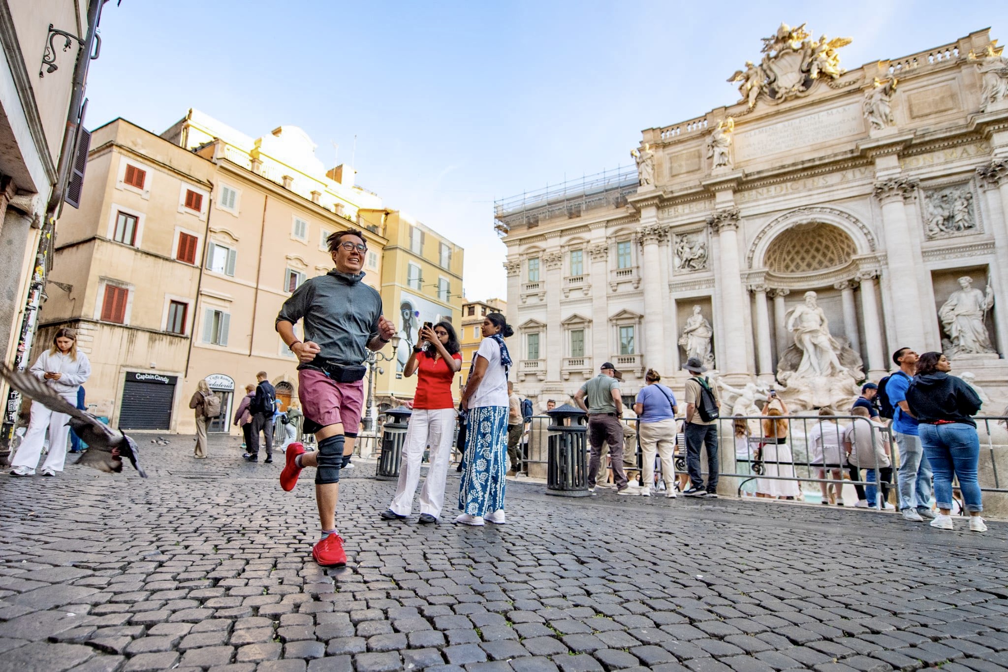 Một sáng chạy bộ giữa lòng Rome