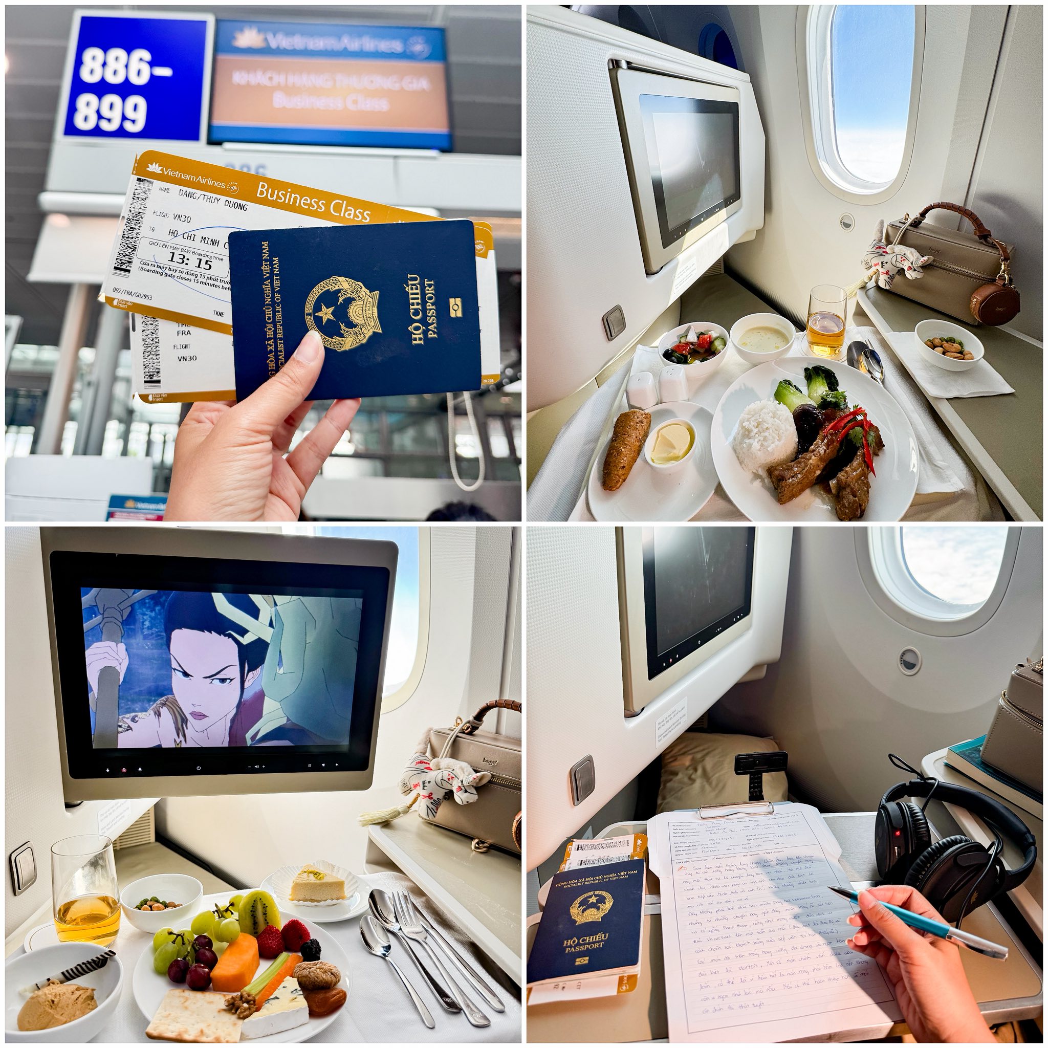 [Vạn Dặm Nâng Niu] Travel blogger Đặng Thuỳ Dương: “Từ Frankfurt về TP.HCM cùng Vietnam Airlines là hành trình trọn vẹn và chỉn chu nhất”