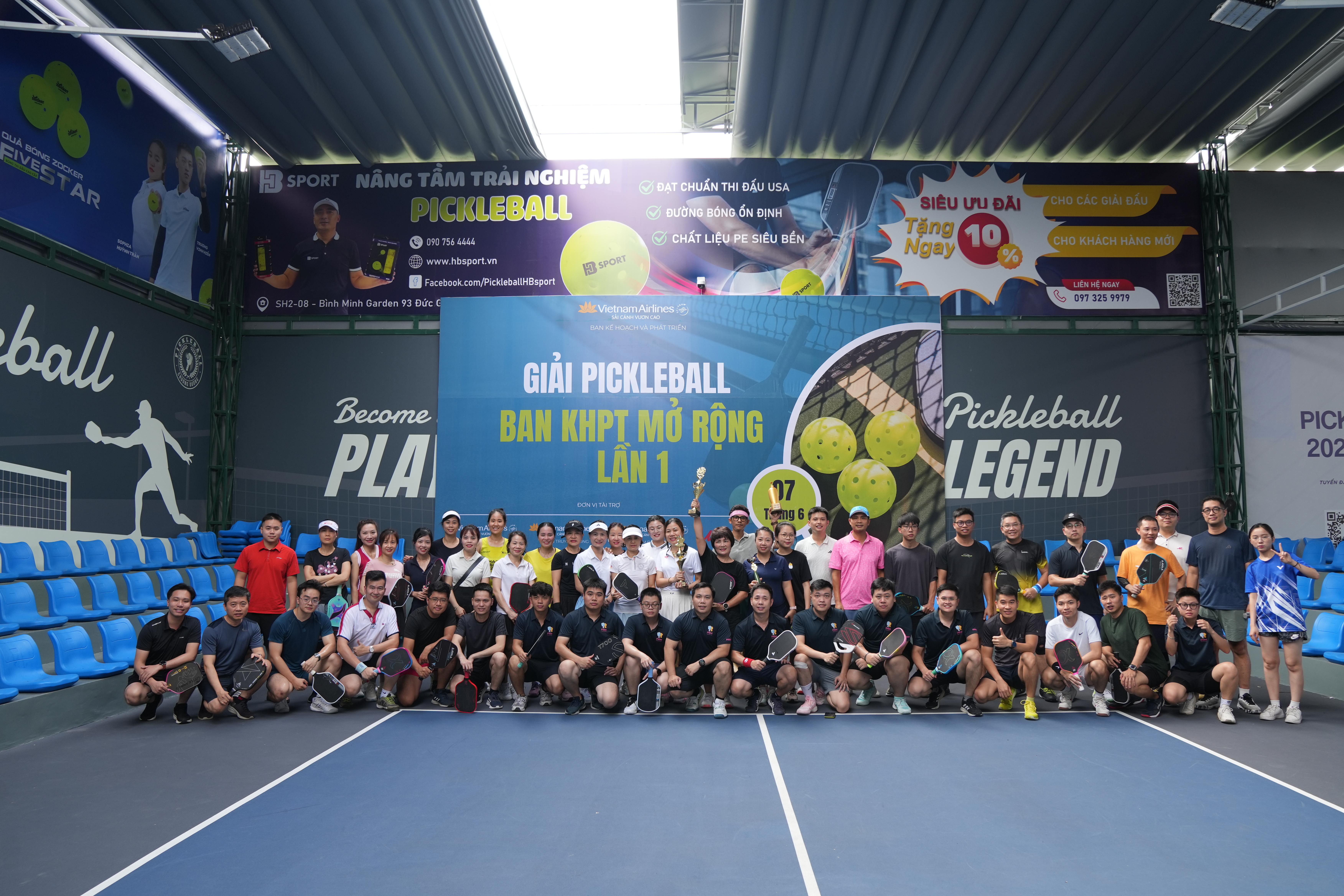 Giải giao lưu Pickleball Ban Kế hoạch phát triển mở rộng