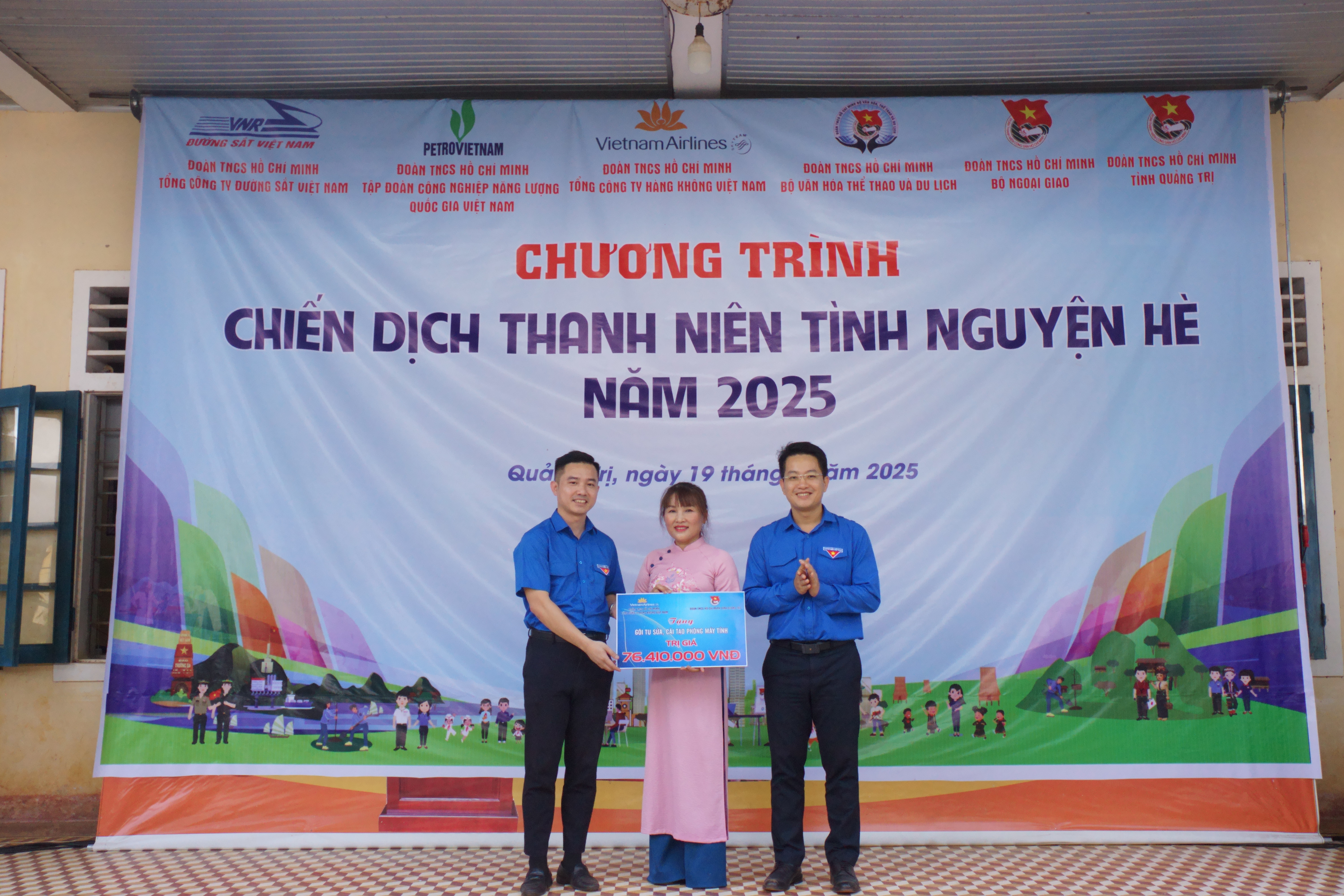 Tuổi trẻ Tổng công ty Hàng không Việt Nam tổ chức thành công Chiến dịch Thanh niên Tình nguyện Hè năm 2025 tại tỉnh Quảng Trị