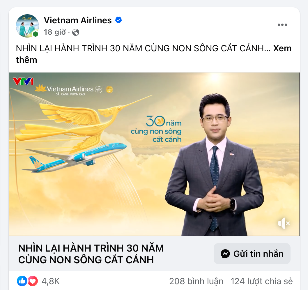 “30 năm Cùng non sôn cất cánh” – Niềm tự hào của VNAer