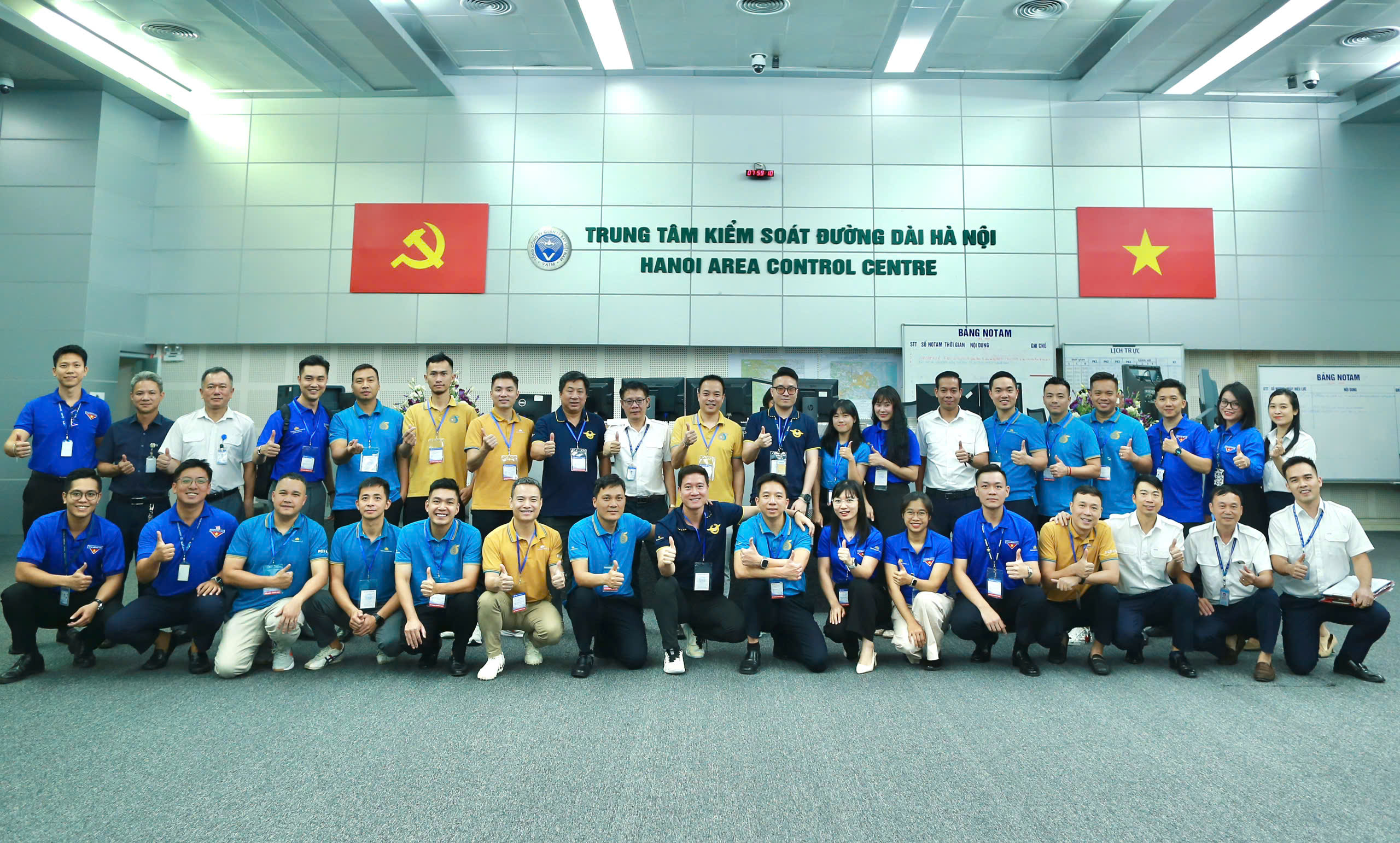 Tăng cường phối hợp điều hành bay: Đoàn bay 919 và Trung tâm Kiểm soát Đường dài Hà Nội tổ chức hội thảo chuyên môn