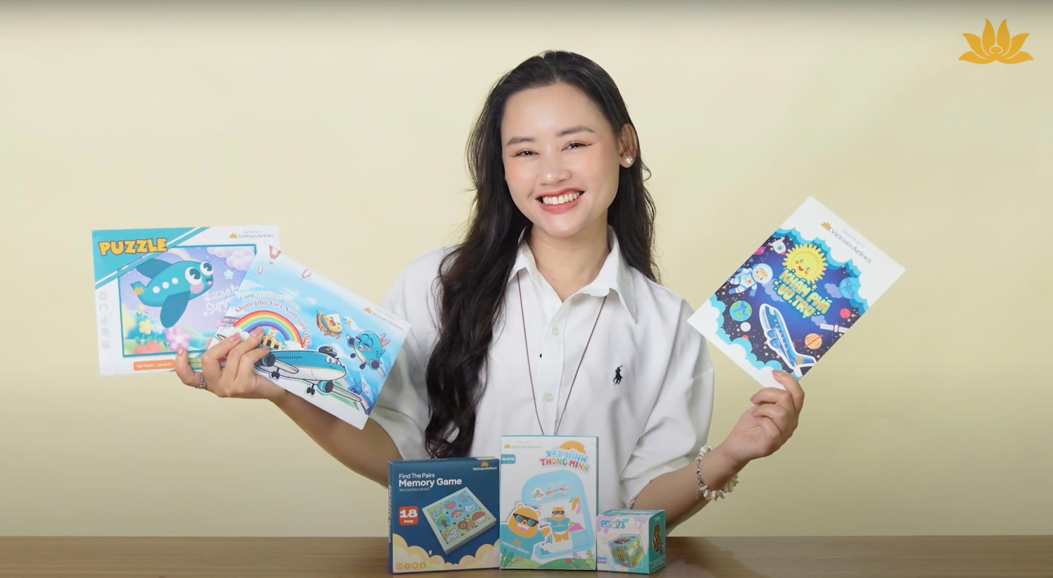 [VNA How] Bật mí hoạt động giải trí máy bay cho “khối nghỉ hè”