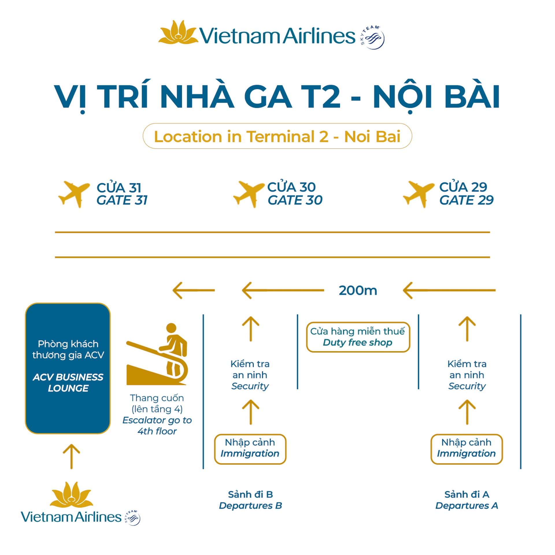 Vietnam Airlines phục vụ hành khách tại ACV Business Lounge khi Lotus Lounge T2 Nội Bài nâng cấp