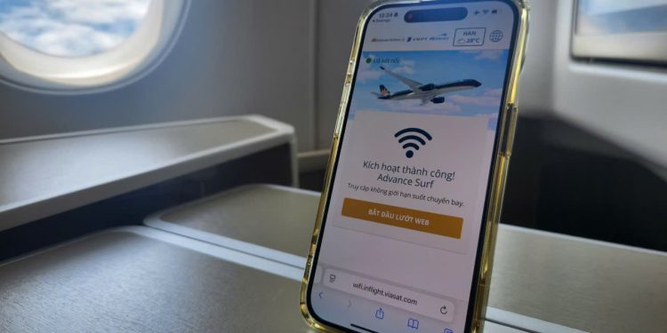 Vietnam Airlines tiên phong cung cấp dịch vụ Internet trên máy bay, nâng tầm trải nghiệm khách hàng
