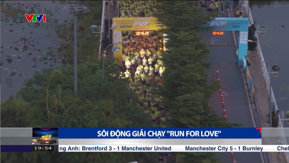 [VTV] Sôi động giải chạy “Run for Love”