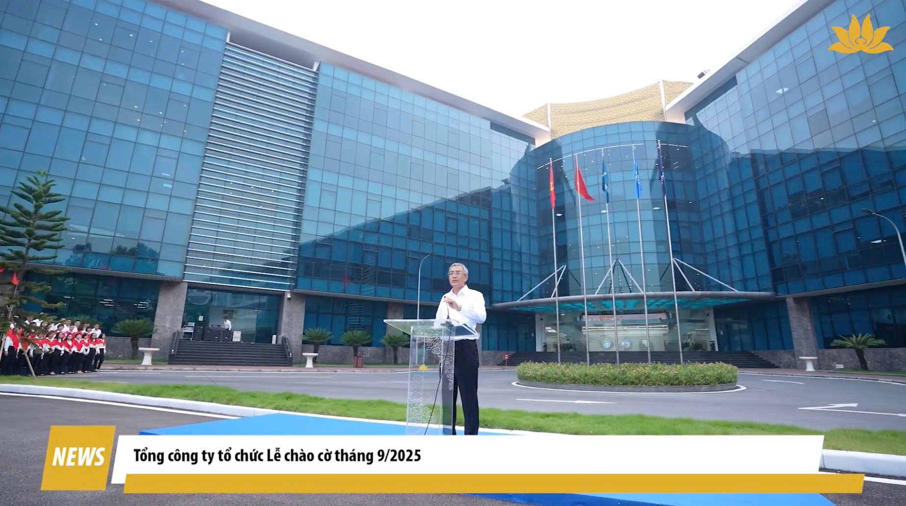 [VNA News] Tổng công ty tổ chức Lễ chào cờ tháng 9/2025