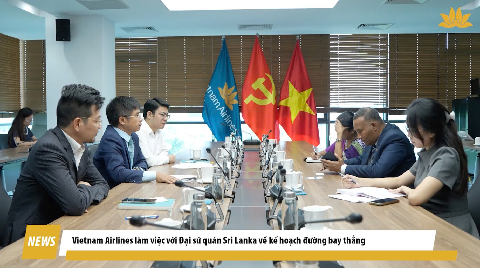 [VNA News] Vietnam Airlines làm việc với Đại sứ quán Sri Lanka về kế hoạch mở đường bay thẳng