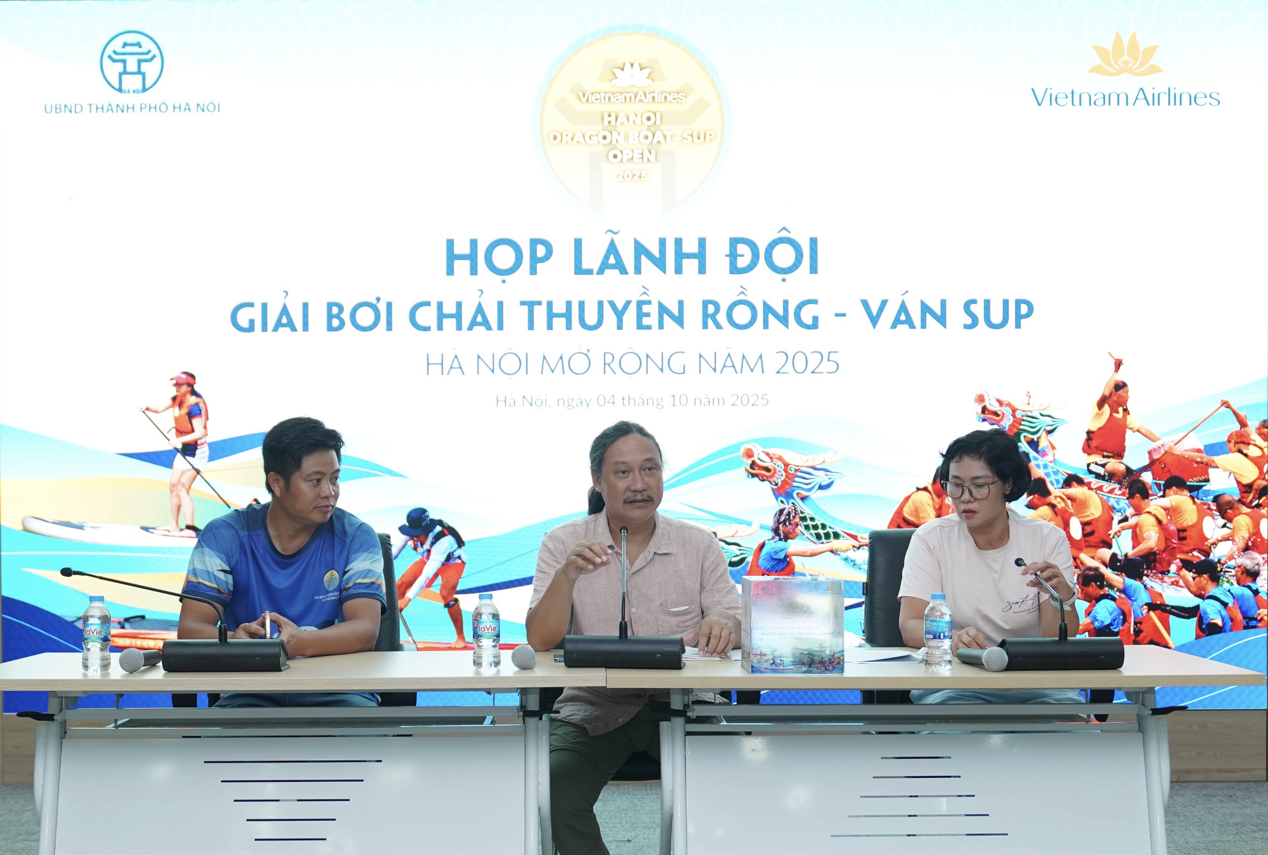 Không khí sôi động trước Giải Bơi chải thuyền rồng – Ván SUP Hà Nội mở rộng 2025