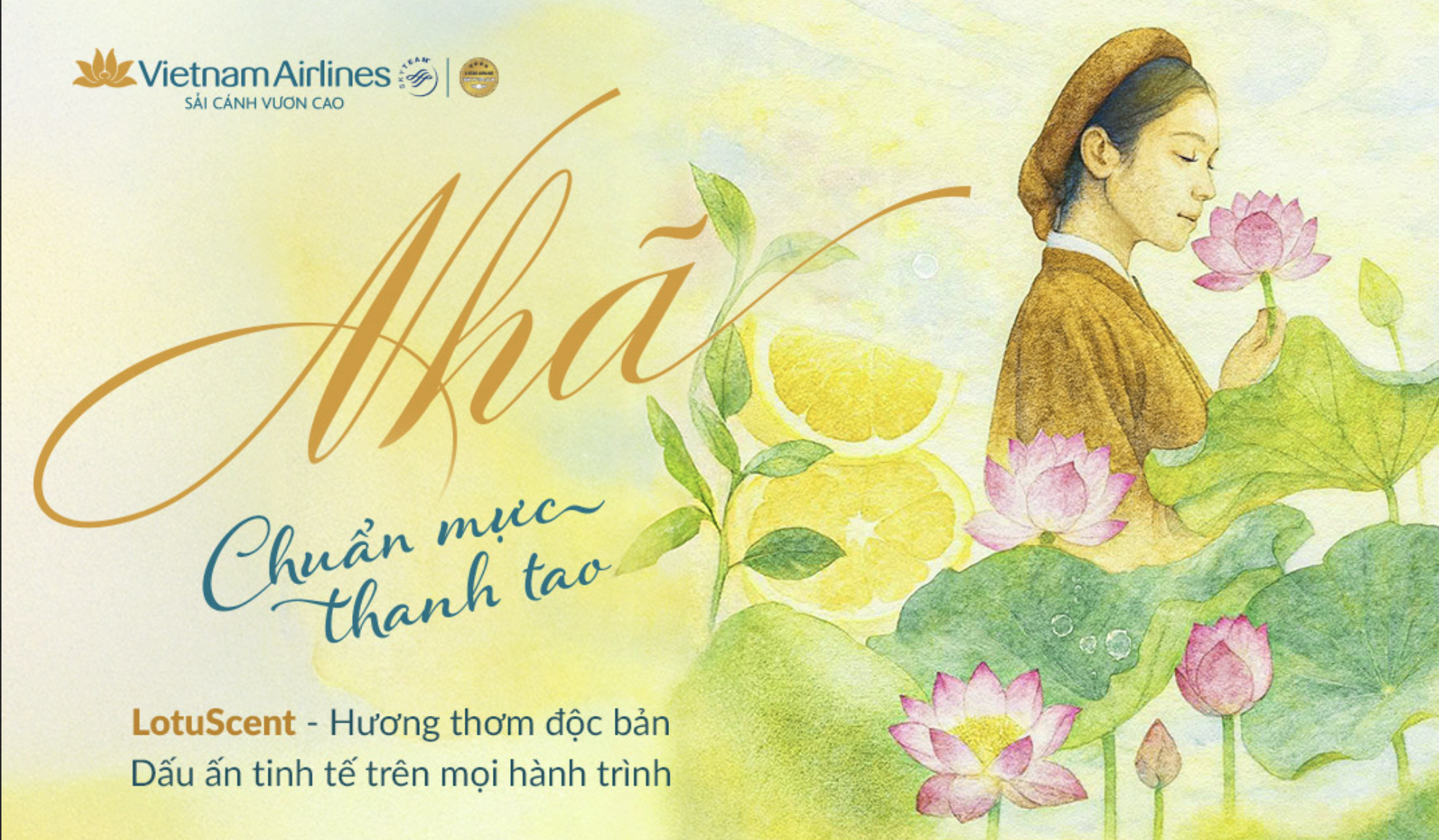 “Nhã” – Khi Vietnam Airlines chạm đến cảm xúc bằng hương thơm