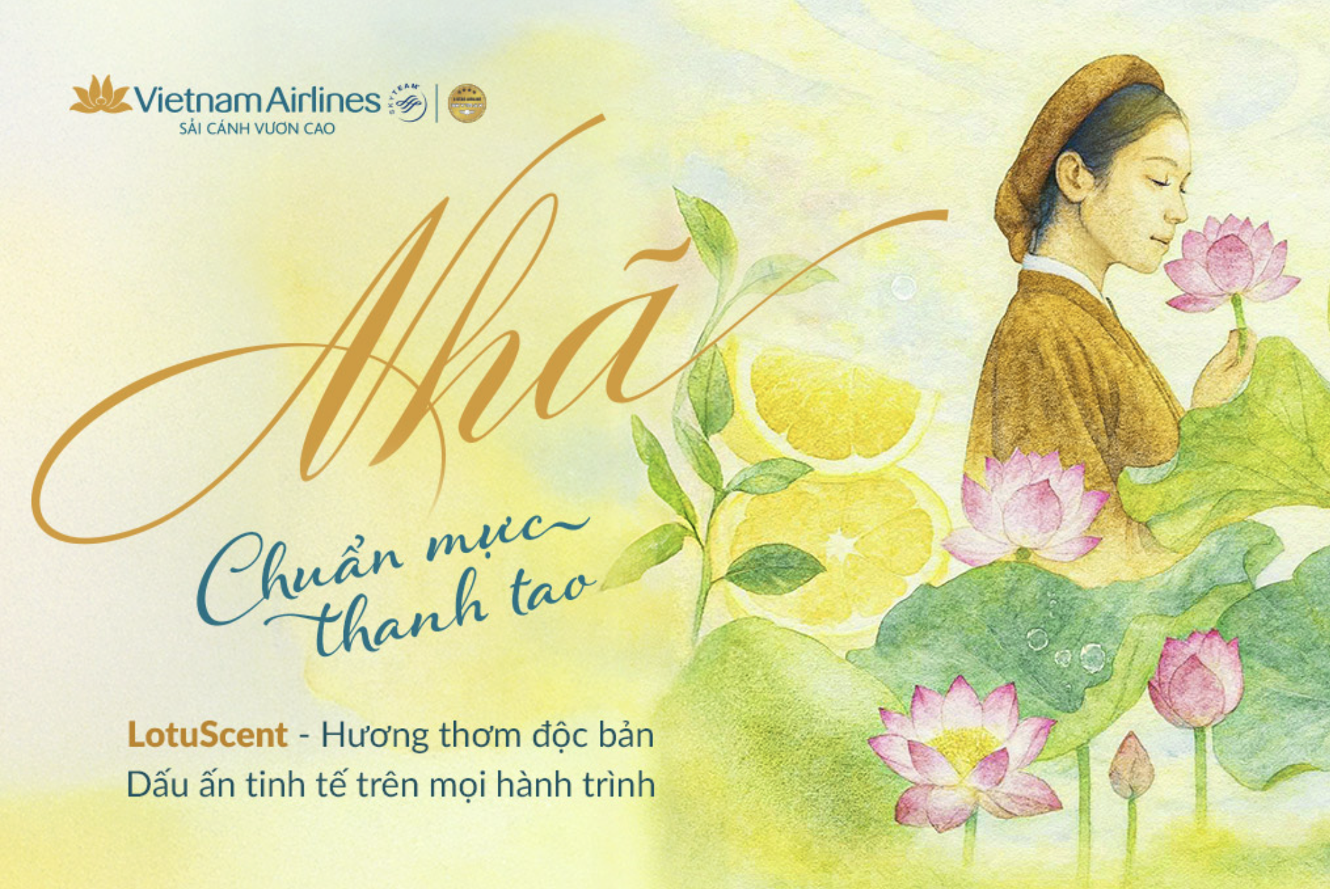 “Nhã” – Khi Vietnam Airlines chạm đến cảm xúc bằng hương thơm
