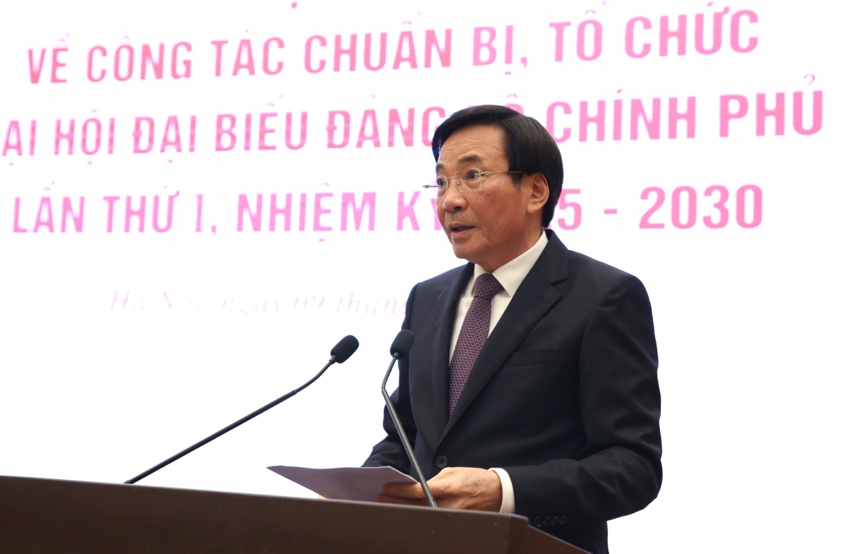 453 đại biểu sẽ dự Đại hội đại biểu Đảng bộ Chính phủ lần thứ nhất