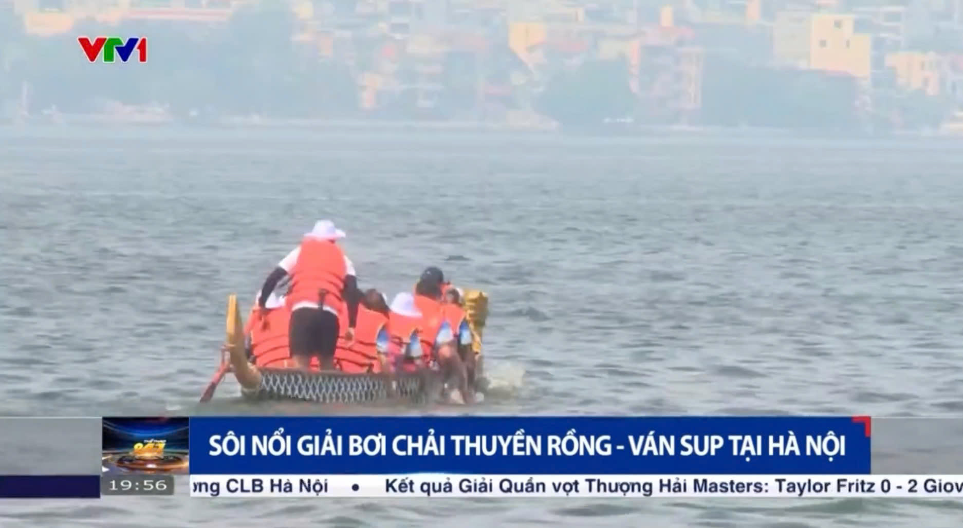 [VTV] Sôi nổi giải bơi chải Thuyền rồng – ván SUP Hà Nội