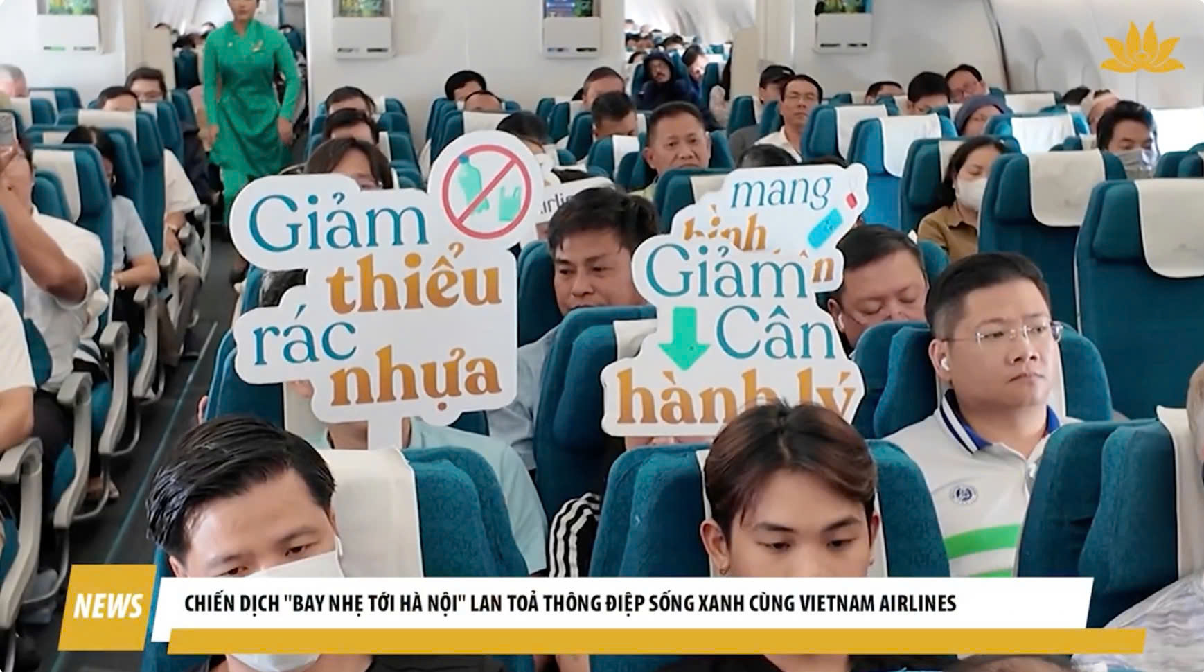 [VNA News] Lan toả thông điệp sống xanh với chiến dịch “Bay nhẹ tới Hà Nội”