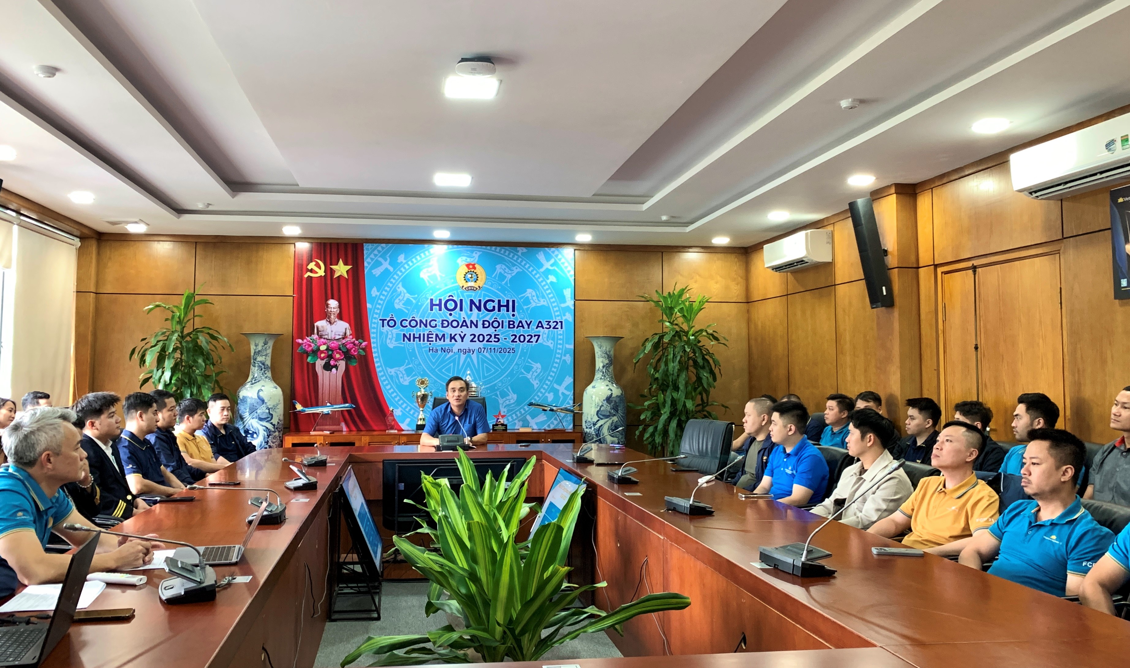 Hoàn thành công tác chuẩn bị Đại hội Công đoàn cơ sở đoàn bay nhiệm kỳ 2025 – 2030