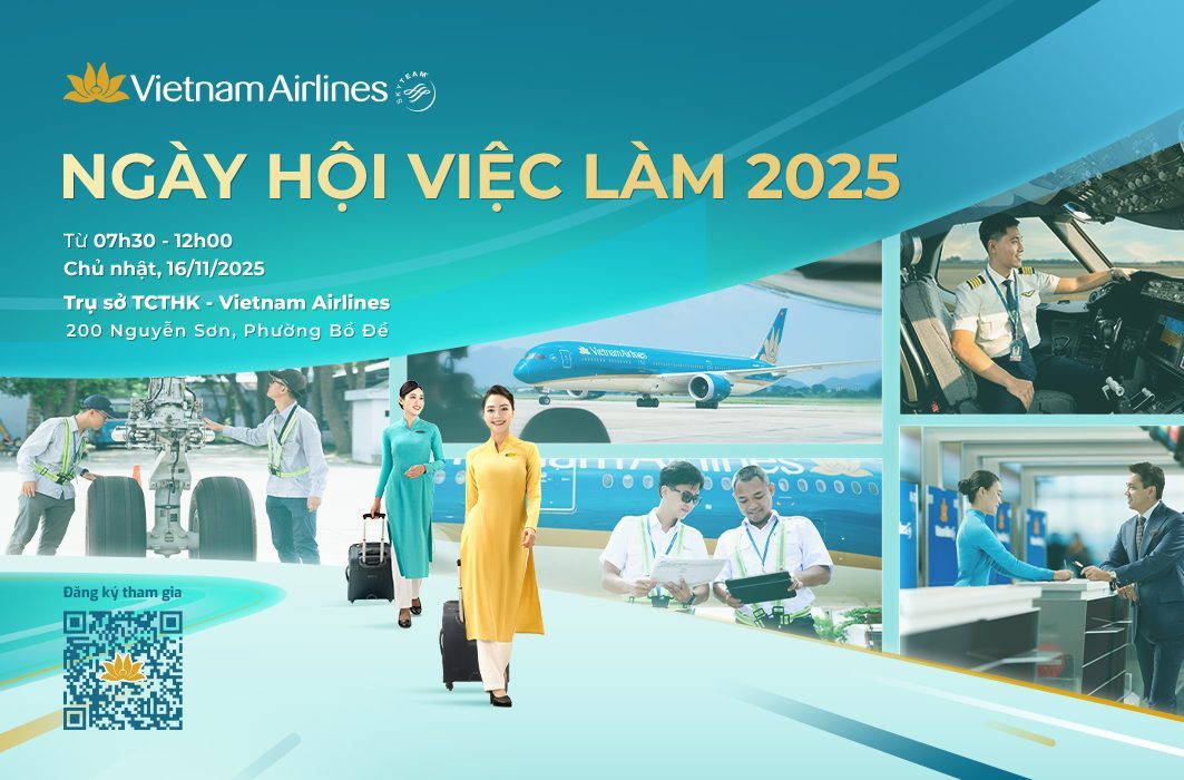 Vietnam Airlines lần đầu tiên tổ chức Ngày hội việc làm