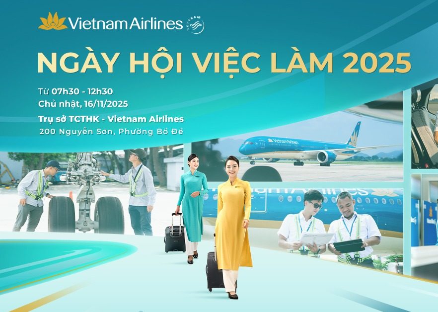 Khám phá các gian hàng tại Ngày hội việc làm Vietnam Airlines 2025