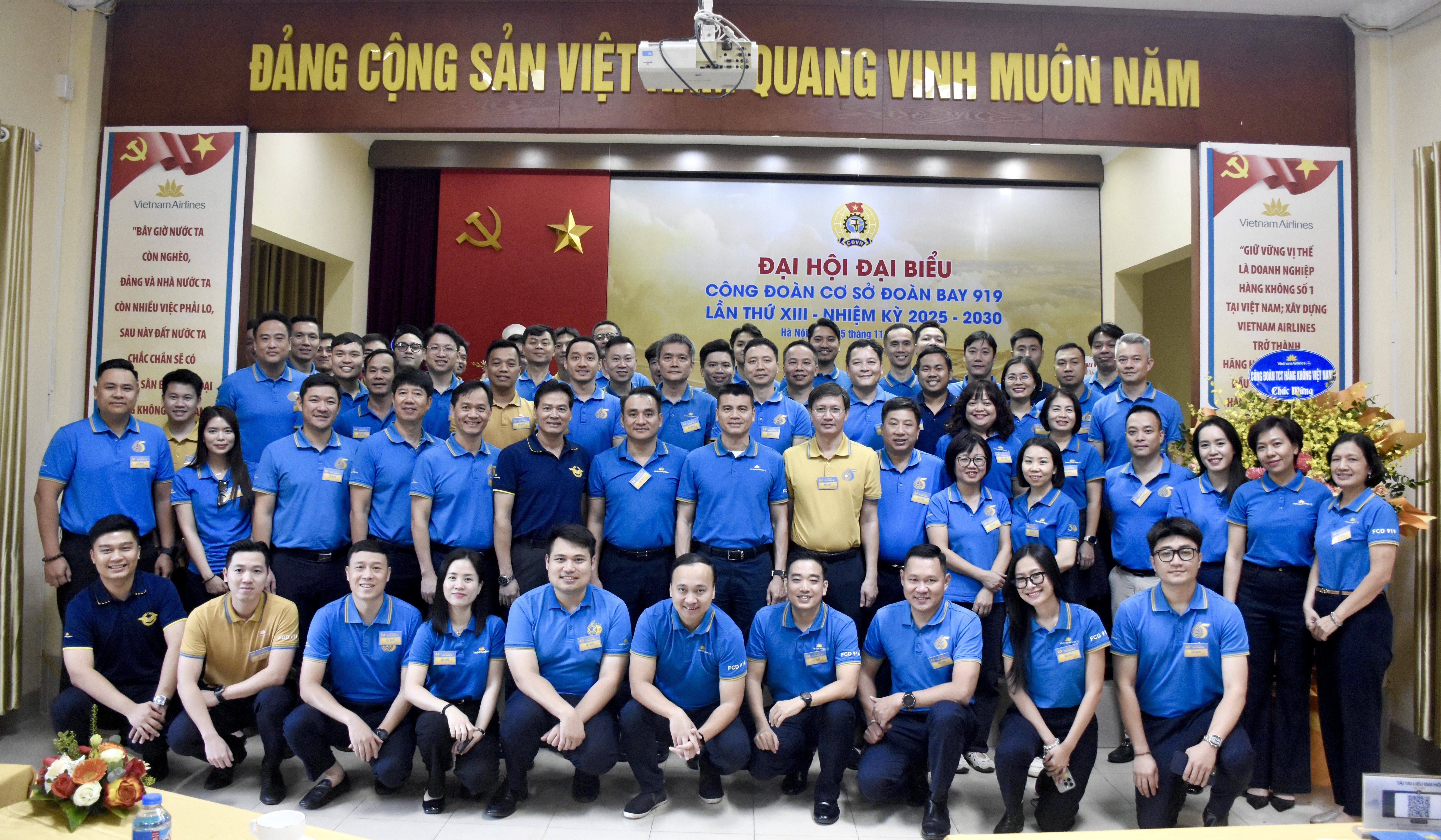 Đại hội đại biểu công đoàn Đoàn bay Lần thứ XIII, nhiệm kỳ 2025 – 2030 thành công tốt đẹp