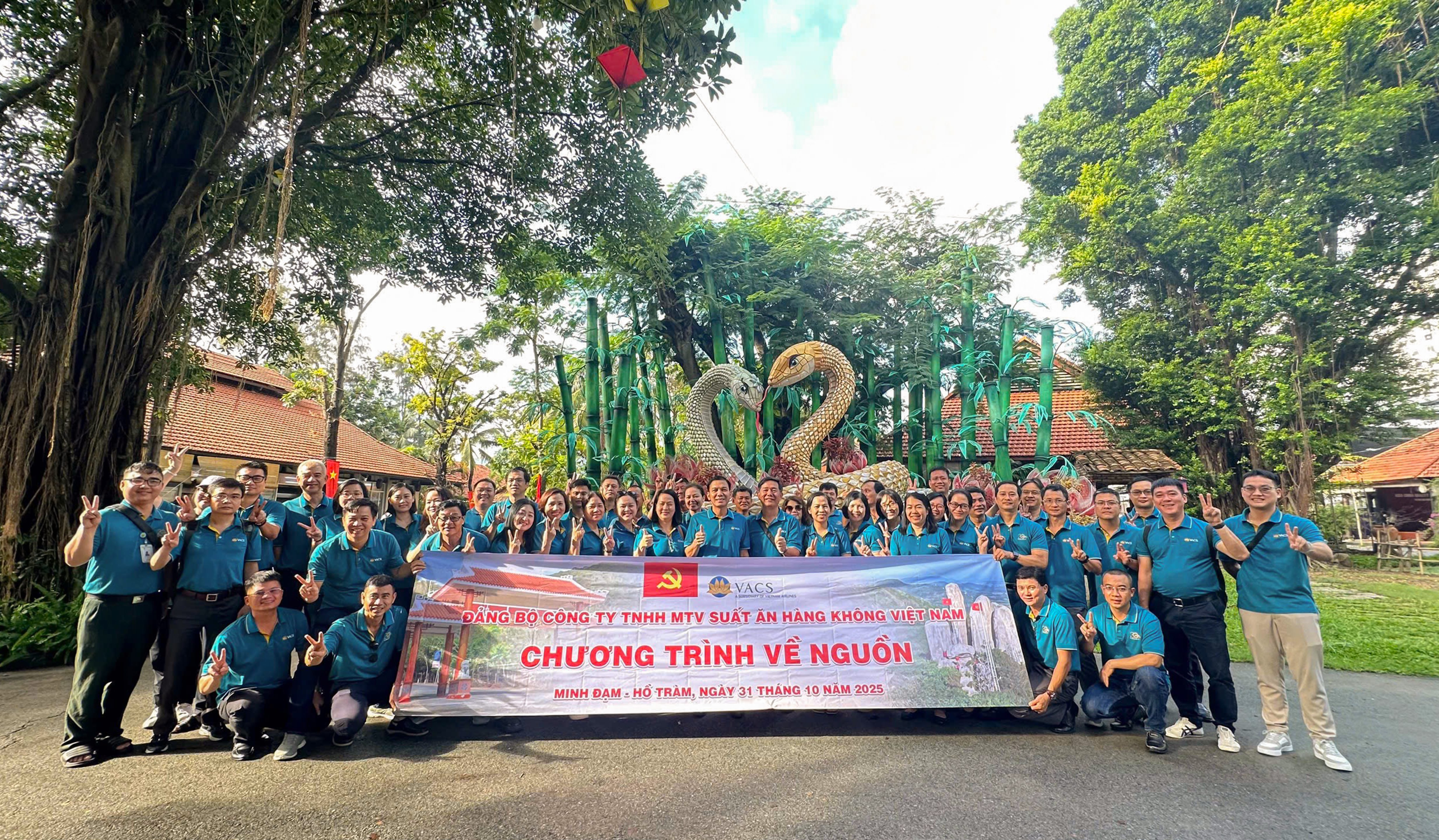 Hành trình về nguồn của Đảng bộ VACS 2025: Tìm về Đất Đỏ, miền đất anh hùng