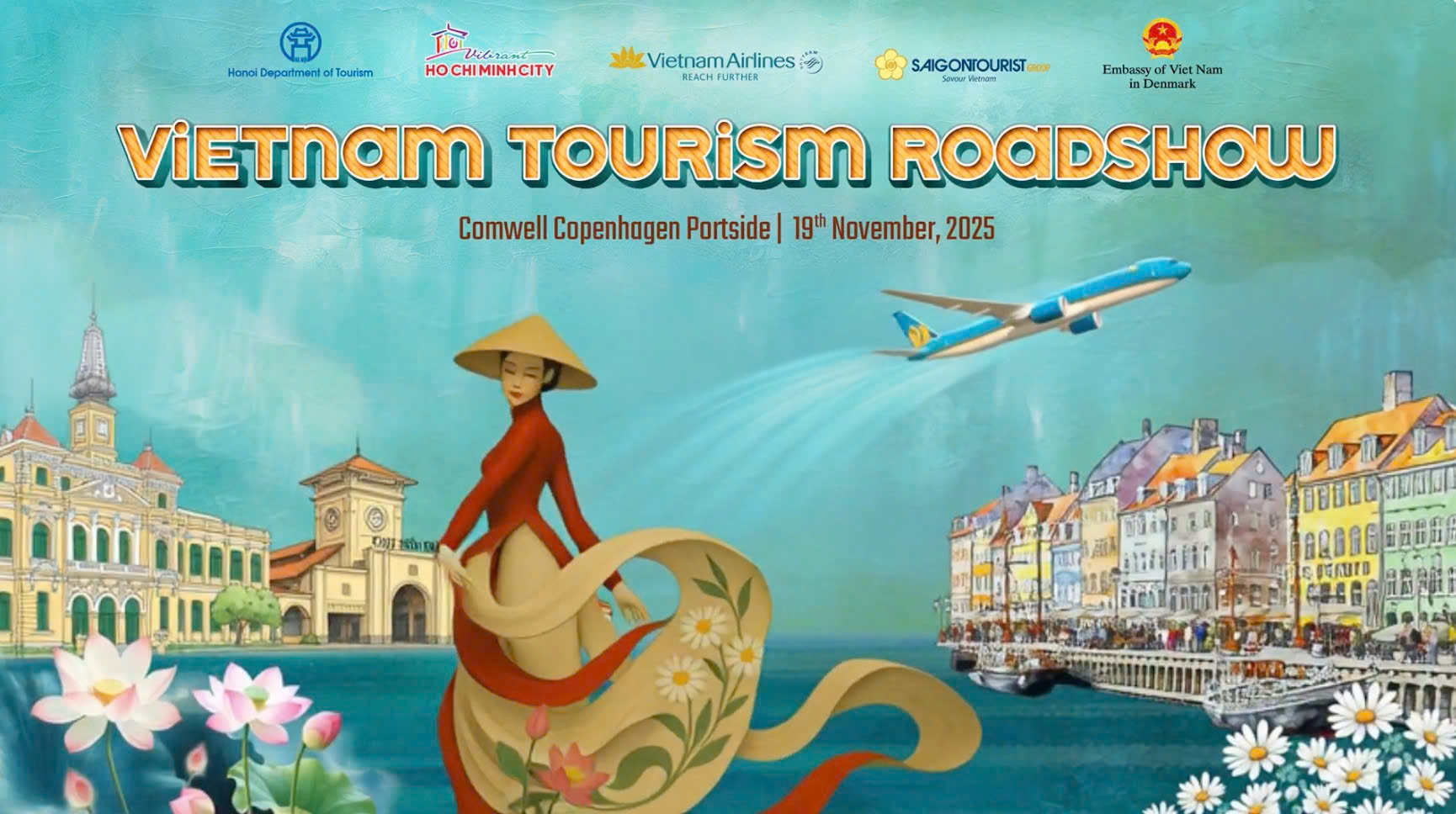 Công bố khai thác đường bay thẳng Thành phố Hồ Chí Minh và Copenhagen